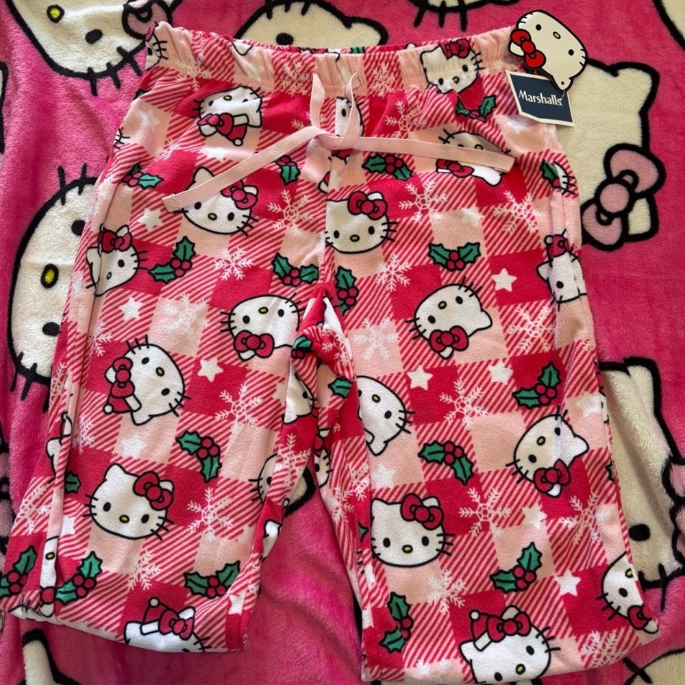 Hello kitty Christmas pajama pants